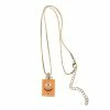 Wholesale 🛒 Goldtone Orange Evil Eye Pendant Necklace 🥰 -Playboy Shop 04109526 a