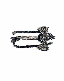 Buy 🔥 Axe Pendant Braided Cord Bracelet 🤩 -Playboy Shop 04109773 b