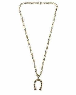 Best Pirce 😍 Horseshoe Pendant Figaro Chain Necklace 😍 -Playboy Shop 04109914 b