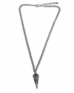 Deals 🌟 Raven Skull Pendant Chain Necklace 🎉 -Playboy Shop 04109930 b