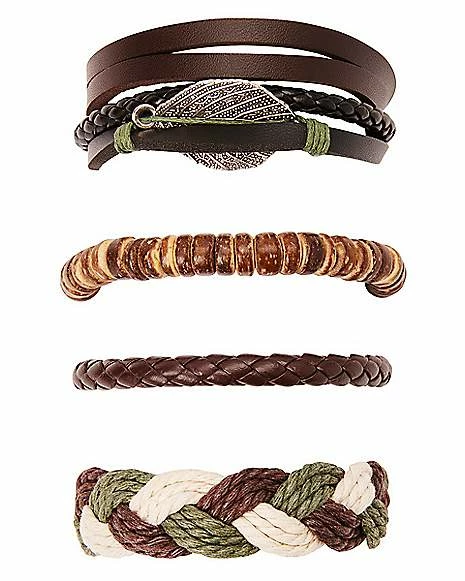Coupon π Multi-Pack Assorted Leaf Braided Bracelets - 5 Pack βοΈ 4 Coupon π Multi-Pack Assorted Leaf Braided Bracelets - 5 Pack βοΈ - Image 2