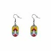 Best Sale 🔔 Multi-Color Mushroom Eye Dangle Earrings - 18 Gauge ❤️ -Playboy Shop 04110474 a