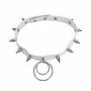 Brand new 🔥 White Spike O-Ring Choker Necklace 🧨 -Playboy Shop 04110730 a