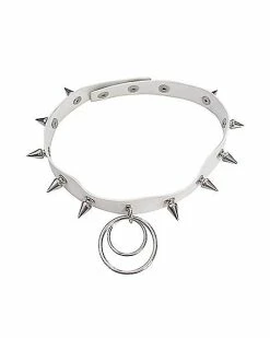 Brand new 🔥 White Spike O-Ring Choker Necklace 🧨