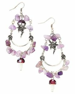 Brand new 🤩 Mushroom Fairy Teardrop Dangle Earrings ✔️