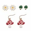 Flash Sale π Multi-Pack Flower and Mushroom Dangle and Stud Earrings - 3 Pack π 2 Flash Sale π Multi-Pack Flower and Mushroom Dangle and Stud Earrings - 3 Pack π -Playboy Shop 04112504 a