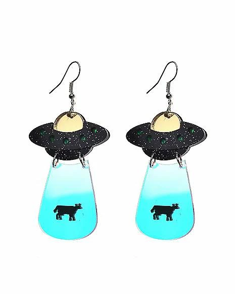 Deals βοΈ Alien Cow Abduction Dangle Earrings π 3 Deals βοΈ Alien Cow Abduction Dangle Earrings π