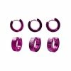 Wholesale 🎁 Multi-Pack Pink Huggie Hoops 3 Pack- 18 Gauge ✨ -Playboy Shop 04113742 a