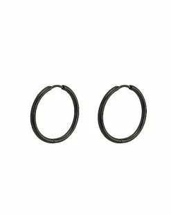 Flash Sale 😉 Black Huggie Hoop Earrings ✨ -Playboy Shop 04114344 b