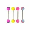 Budget π Multi-Pack Multi-Color Matte Barbells 4 Pack - 14 Gauge π― 1 Budget π Multi-Pack Multi-Color Matte Barbells 4 Pack - 14 Gauge π― -Playboy Shop 04114864 a