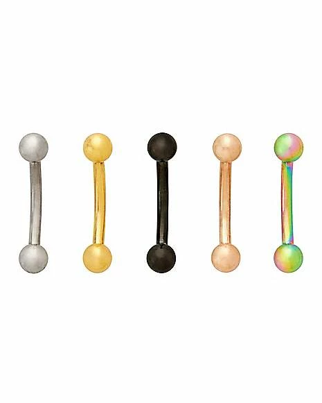 Deals π Multi-Pack Multi-Color Titanium Curved Barbells 5 Pack - 16 Gauge β 4 Deals π Multi-Pack Multi-Color Titanium Curved Barbells 5 Pack - 16 Gauge β - Image 2