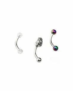 Promo 🧨 Multi-Pack Teardrop Curved Barbells 3 Pack - 16 Gauge ⌛ -Playboy Shop 04114955 d