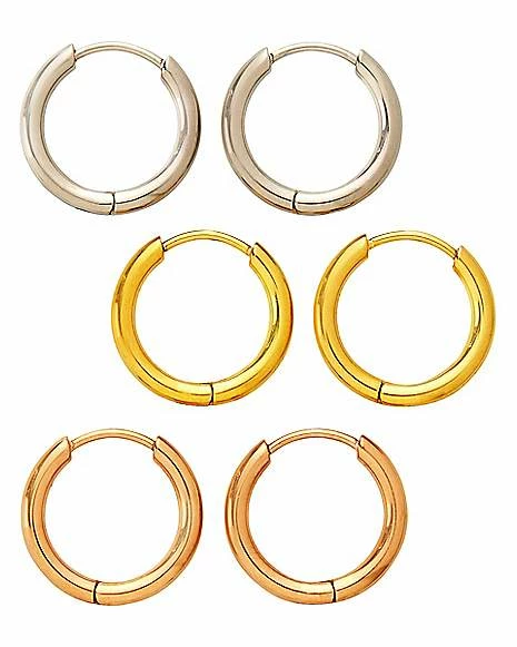 Best reviews of π₯° Multi-Pack Silvertone Goldtone and Rose Goldtone Hoop Earrings 3 Pair - 20 Gauge π 3 Best reviews of π₯° Multi-Pack Silvertone Goldtone and Rose Goldtone Hoop Earrings 3 Pair - 20 Gauge π