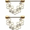 Best reviews of β CZ Gold Plated Honeycomb Nipple Shields - 14 Gauge β 1 Best reviews of β CZ Gold Plated Honeycomb Nipple Shields - 14 Gauge β -Playboy Shop 04115242 a