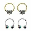 Buy ✔️ Multi-Pack CZ Flower Septum 4-Pack- 16 Gauge 🔥 -Playboy Shop 04117206 a
