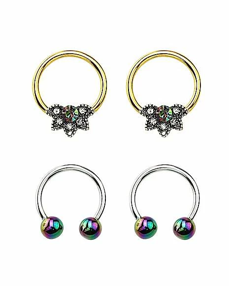Buy βοΈ Multi-Pack CZ Flower Septum 4-Pack- 16 Gauge π₯ 3 Buy βοΈ Multi-Pack CZ Flower Septum 4-Pack- 16 Gauge π₯