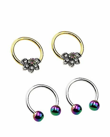 Buy βοΈ Multi-Pack CZ Flower Septum 4-Pack- 16 Gauge π₯ 4 Buy βοΈ Multi-Pack CZ Flower Septum 4-Pack- 16 Gauge π₯ - Image 2