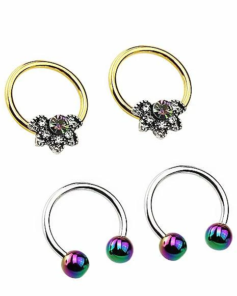 Buy βοΈ Multi-Pack CZ Flower Septum 4-Pack- 16 Gauge π₯ 5 Buy βοΈ Multi-Pack CZ Flower Septum 4-Pack- 16 Gauge π₯ - Image 3