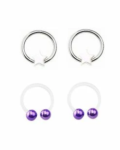 Cheapest ⭐ Multi-Pack Star Septum 4-Pack- 16 Gauge 🌟