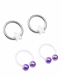 Cheapest ⭐ Multi-Pack Star Septum 4-Pack- 16 Gauge 🌟 -Playboy Shop 04117222 c