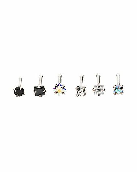Deals π Multi-Pack CZ Square and Round Nose Pins 6 Pack - 20 Gauge π 3 Deals π Multi-Pack CZ Square and Round Nose Pins 6 Pack - 20 Gauge π
