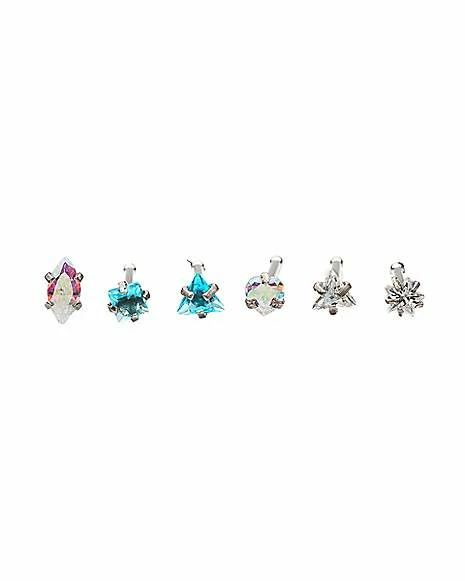 Flash Sale π Multi-Pack Gem Nose Rings 6 Pack - 20 Gauge β¨ 3 Flash Sale π Multi-Pack Gem Nose Rings 6 Pack - 20 Gauge β¨