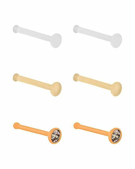 Best reviews of π Multi-Pack CZ Orange Bioflex Bone Nose Rings 6 Pack - 20 Gauge π 3 Best reviews of π Multi-Pack CZ Orange Bioflex Bone Nose Rings 6 Pack - 20 Gauge π