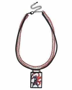 Promo ✔️ Tokyo Ghoul Quadruple Row Charm Choker Necklace ✨ 4 Promo ✔️ Tokyo Ghoul Quadruple Row Charm Choker Necklace ✨ -Playboy Shop 04122180 b