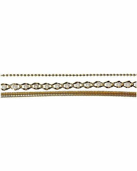 New 𧨠Multi-Pack Goldtone Gem Chain Necklaces - 3 Pack π 4 New 𧨠Multi-Pack Goldtone Gem Chain Necklaces - 3 Pack π - Image 2