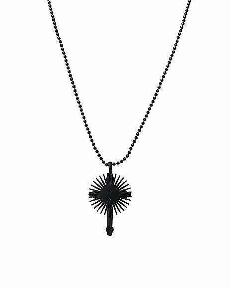 Best Sale ✨ Spiky Cross Bead Necklace ⭐ 4 Best Sale ✨ Spiky Cross Bead Necklace ⭐ - Image 2