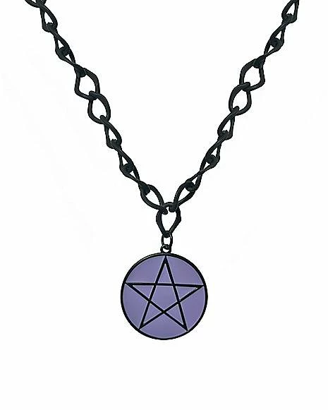 Cheap π Pentagram Curb Chain Necklace βοΈ 3 Cheap π Pentagram Curb Chain Necklace βοΈ