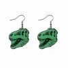 Promo 🛒 Glow in the Dark T-Rex Skull Dangle Earrings 😍 -Playboy Shop 04125860 a