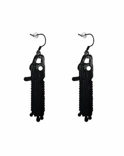 Discount ✔️ Chainsaw Drip Dangle Earrings 😍 -Playboy Shop 04125886 b