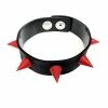 Outlet ✨ Faux Leather Red Spiked Cuff 🤩