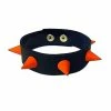 Wholesale 😍 Faux Leather Orange Spiked Cuff ⌛ -Playboy Shop 07589849 a