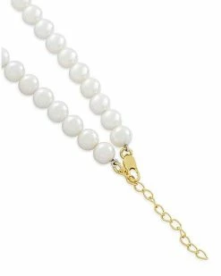 Cheapest 👏 Pearl-Effect Goldplated Weed Leaf Necklace 🎉 -Playboy Shop 07649023 d